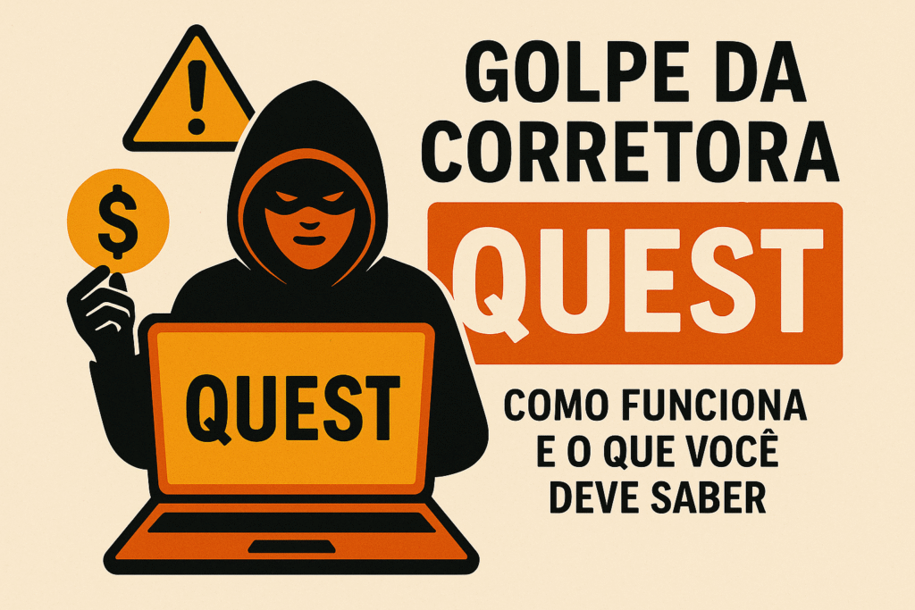 Golpe da corretora “Quest” – como funciona e o que você deve saber